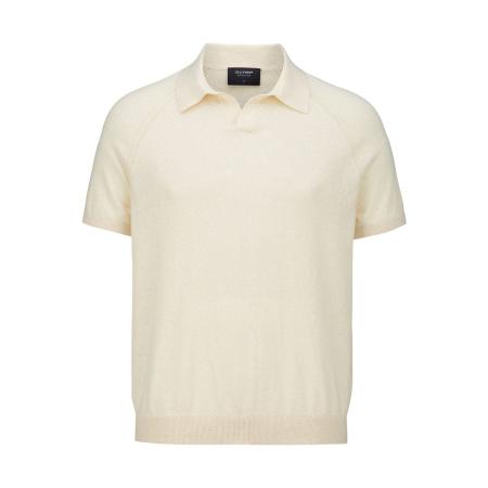 OLYMP SIGNATURE Soft Business Polo shirt Korte mouw ecru