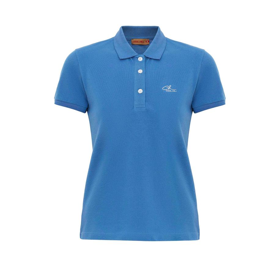 Cool Hill Cool Hill Shirt lichtblauw / wit -
