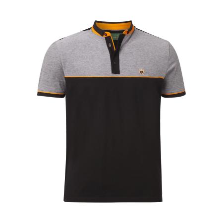 Charles Colby Polo shirt Korte mouw zwart