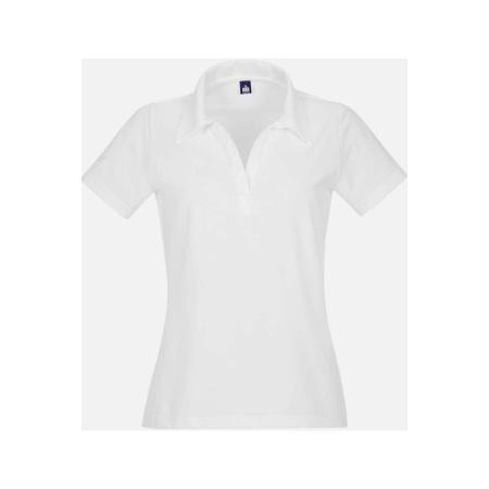 TRIGEMA Dames Poloshirt wit, Effen