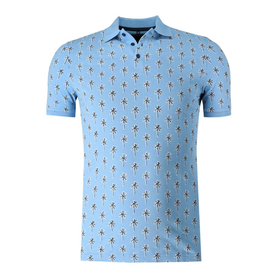 Marvelis Polo shirt Korte mouw lichtblauw Blauw