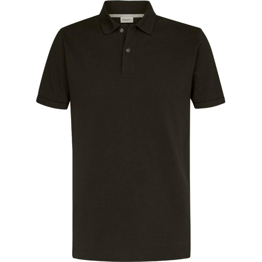 Profuomo Piqué Poloshirt Army Groen Groen