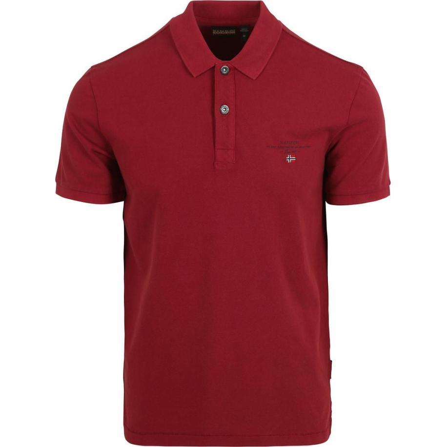 Napapijri Polo Elbas Rood Rood