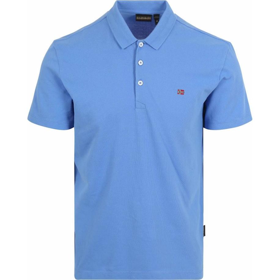 Napapijri Ealis Polo Mid Blauw Blauw