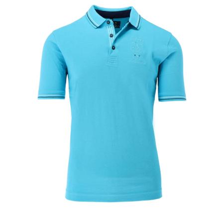 Marvelis Casual Polo shirt Korte mouw lichtblauw