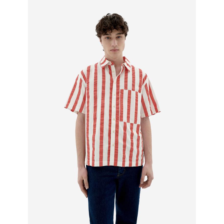 thinking mu Thinking MU Shirt KURT rood -