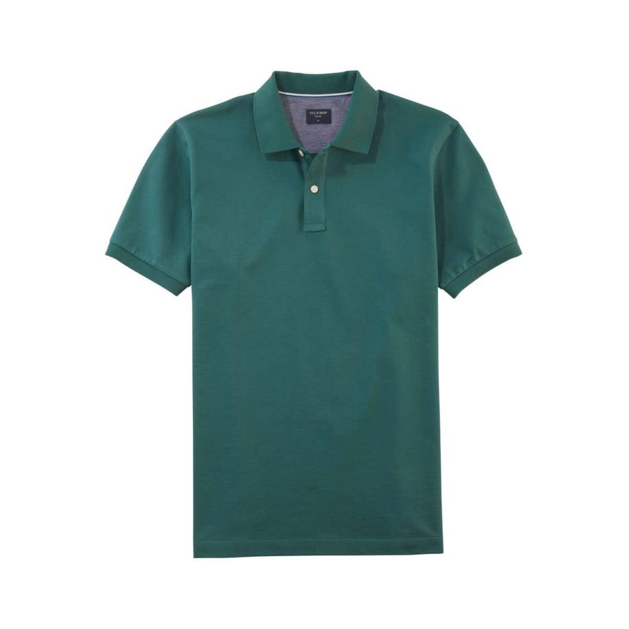 OLYMP Casual Polo shirt Korte mouw kristalgroen Groen