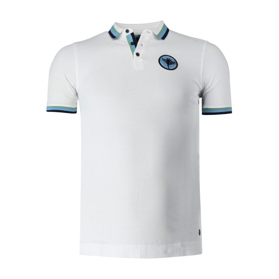 Marvelis Polo shirt Korte mouw wit Wit