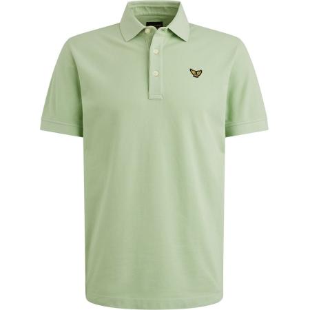 PME Legend Polo Piqué Garment Dye Lichtgroen
