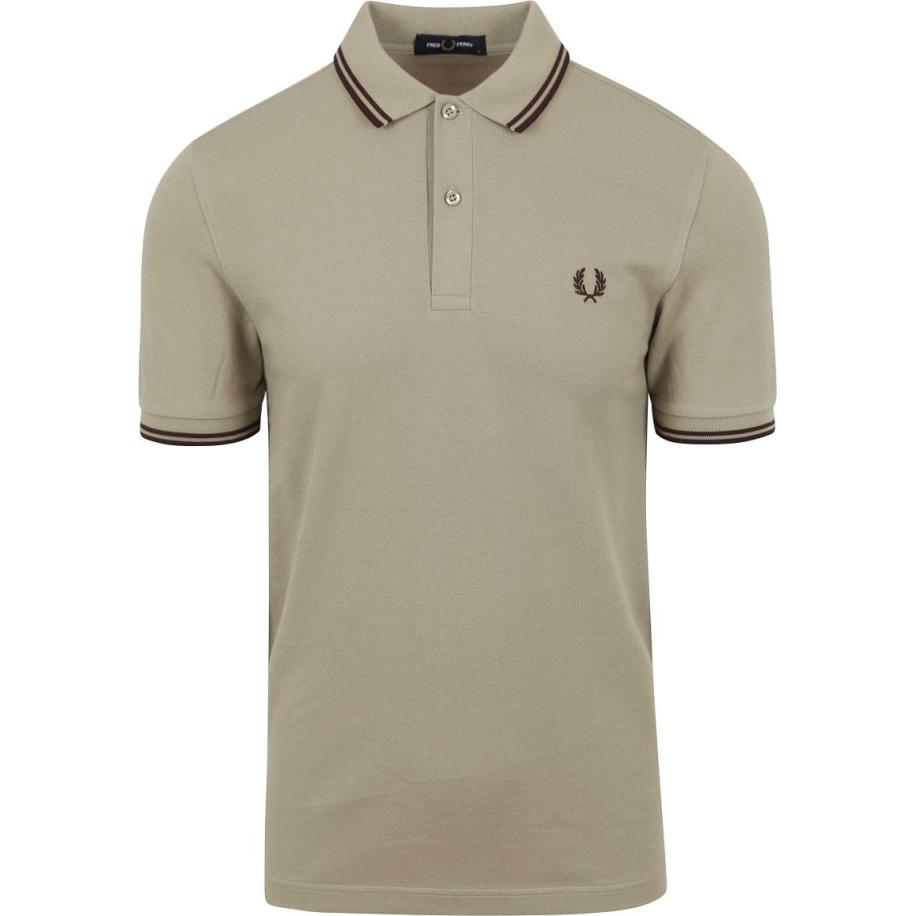 Fred Perry Polo M3600 Greige U84 Grijs
