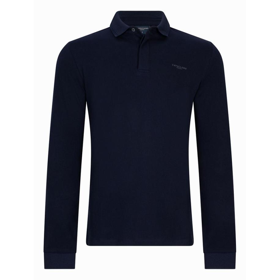 Cavallaro Basso Polo Navy Blauw
