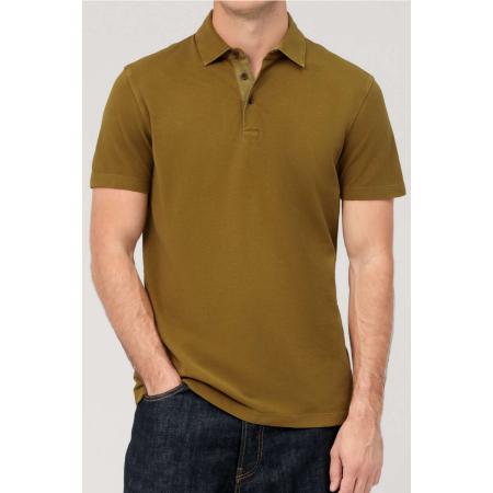 OLYMP Casual Polo shirt Korte mouw kaki