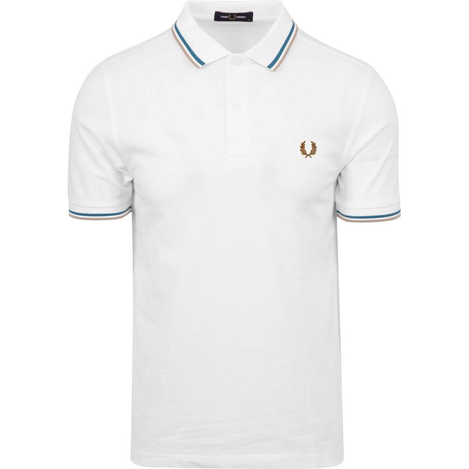Fred Perry Polo M3600 Wit V21 Wit