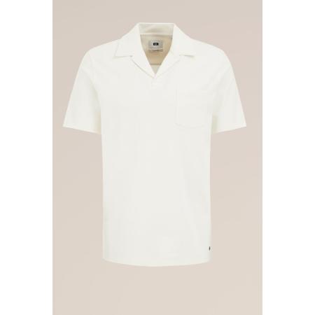 WE Fashion Heren slim fit polo - Slim Fit - Gebroken wit - Katoen - Maat: XXXL