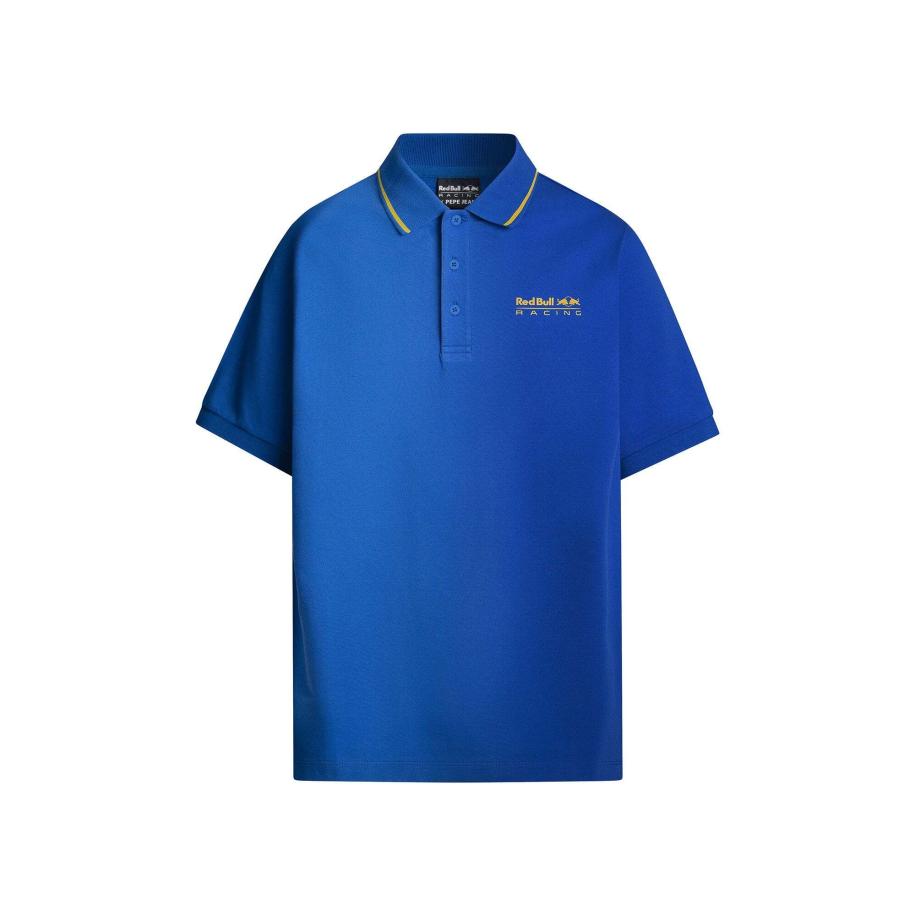 Red Bull Racing x Pepe Jeans Shirt blauw / geel Blauw