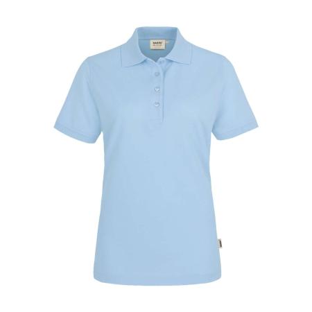 HAKRO 218 Dames Poloshirt ijsblauw, Effen