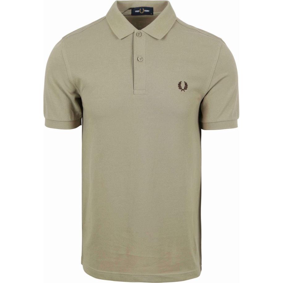 Fred Perry Polo M6000 Greige U84 Grijs