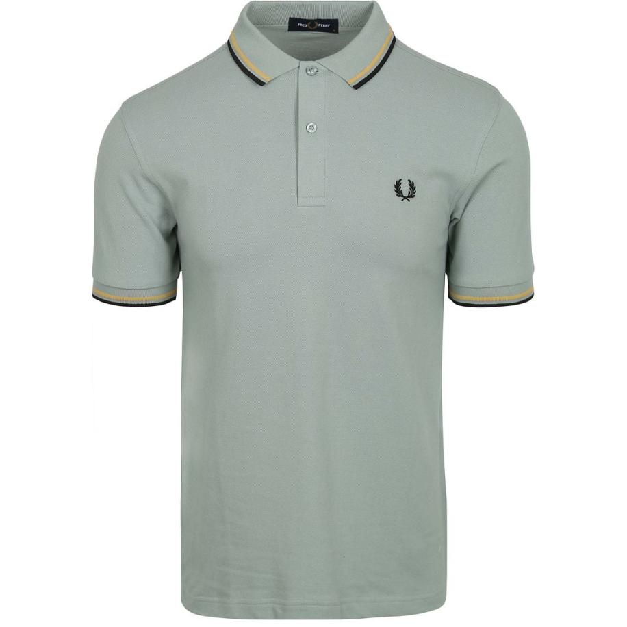 Fred Perry Polo M3600 Lichtblauw W62 Blauw