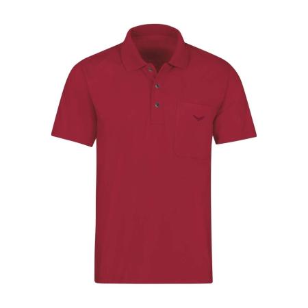 TRIGEMA Polo shirt Korte mouw robijn