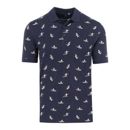 Marvelis Casual Polo shirt Korte mouw marine