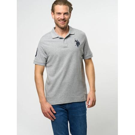 U.S. Polo Assn. U.S. POLO ASSN. Shirt Alfredo donkerblauw / grijs gemêleerd