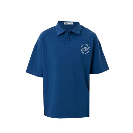 VAMOS CLO VAMOS CLO Shirt indigo / wit