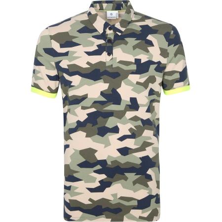 Blue Industry Polo Army Multicolour