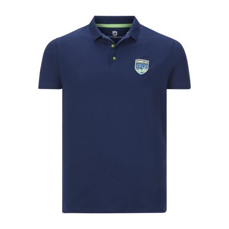 Jan Vanderstorm Polo shirt Korte mouw donkerblauw