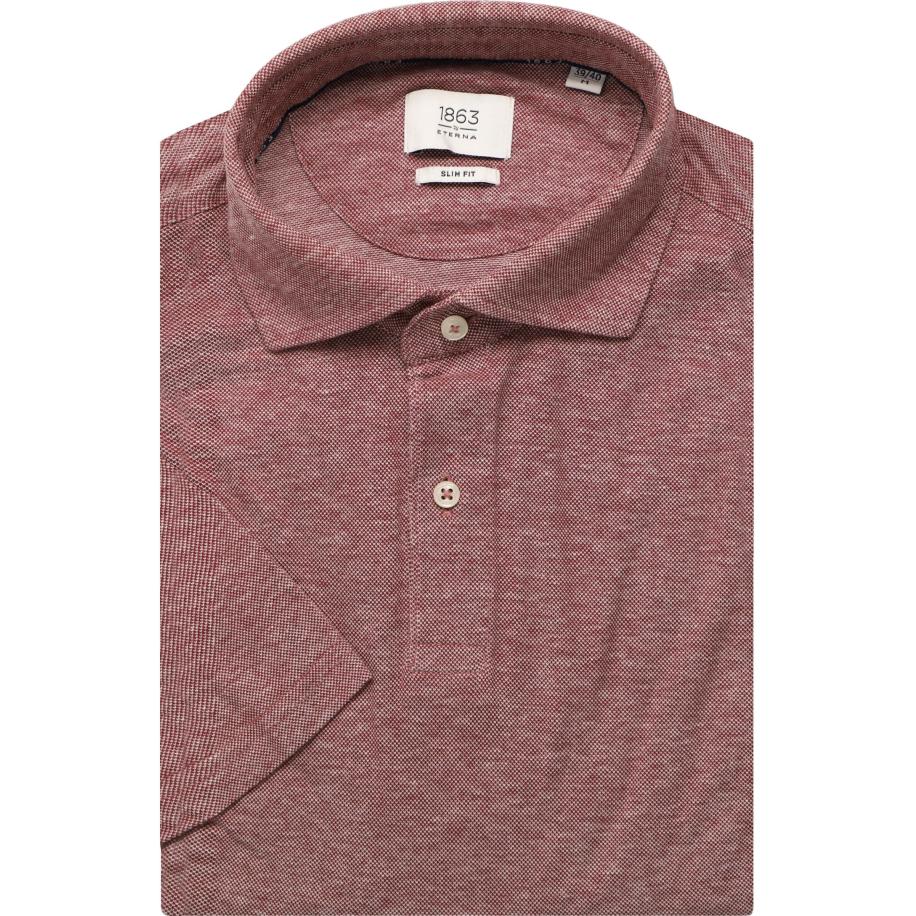 ETERNA 1863 Polo shirt Korte mouw bes Rood