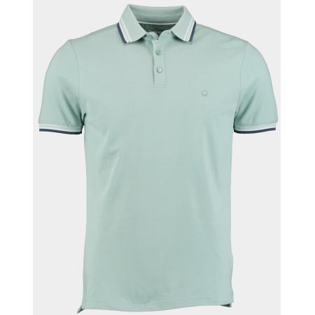 Bos Bright Blue Polo korte mouw brick polo oxford collar 24108br06bo/212 blue surf