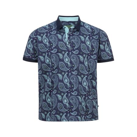 Charles Colby Polo shirt Korte mouw blauw