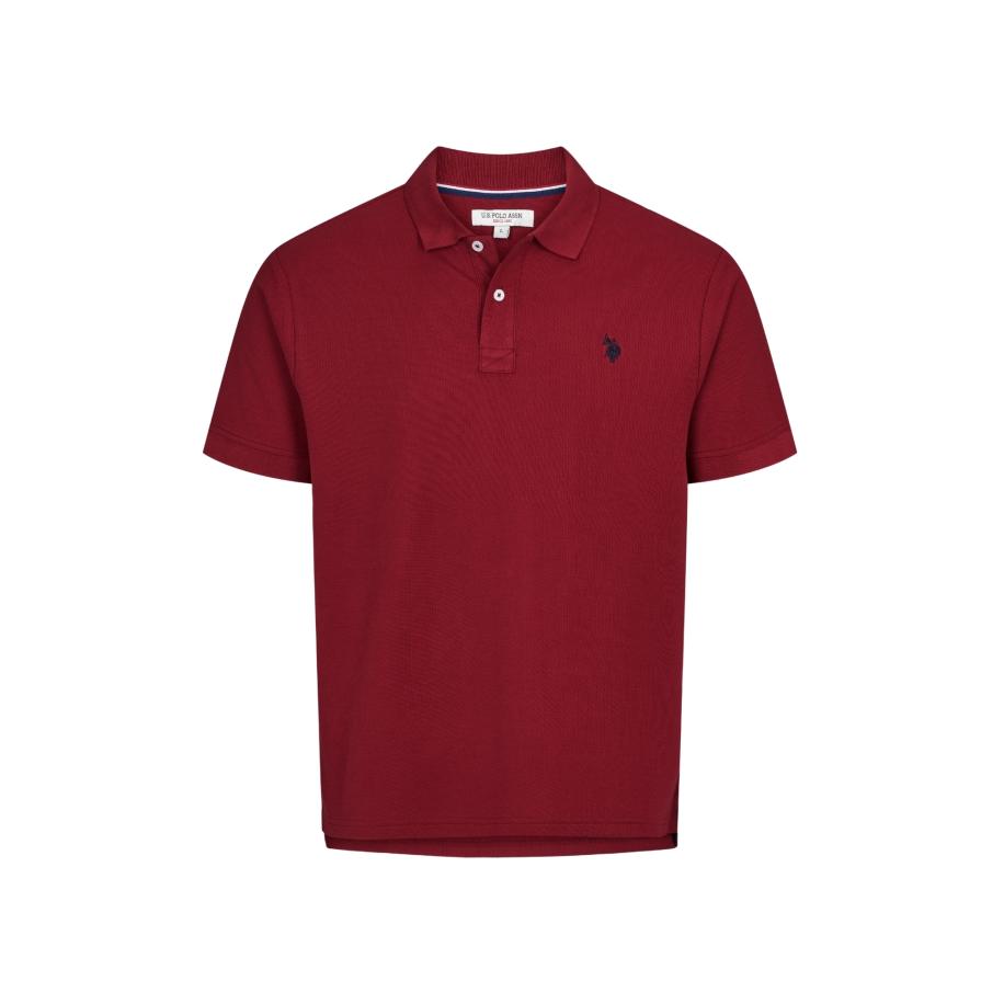 U.S. Polo Assn. U.S. POLO ASSN. Shirt Alfred donkerrood -