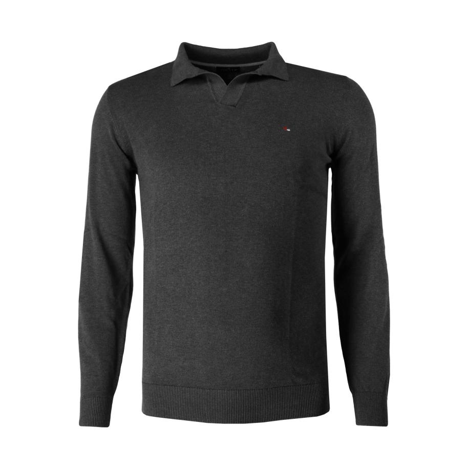 Jupiter Polo shirt Korte mouw antraciet Grijs