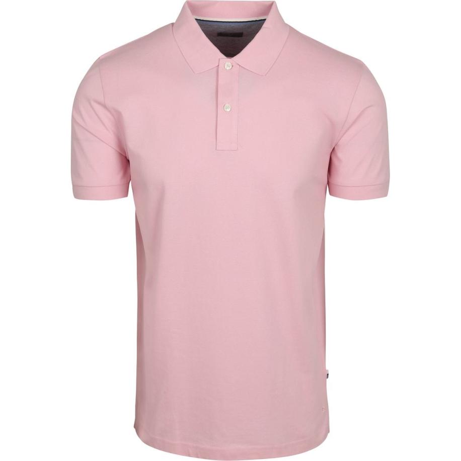 OLYMP Poloshirt Piqué Roze Roze