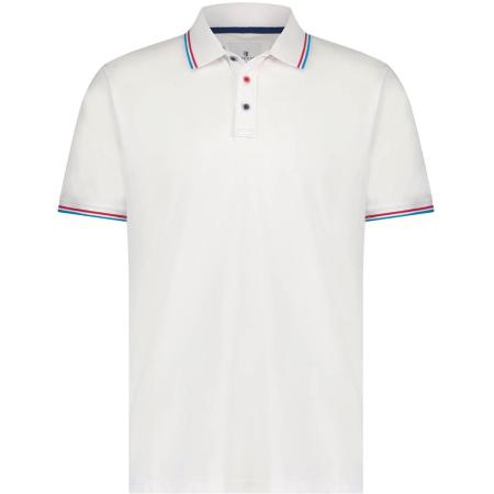 State Of Art Pique Poloshirt Wit