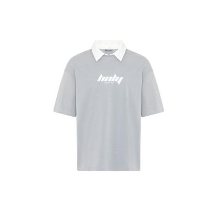 Dandalo Dandalo Shirt grijs / wit