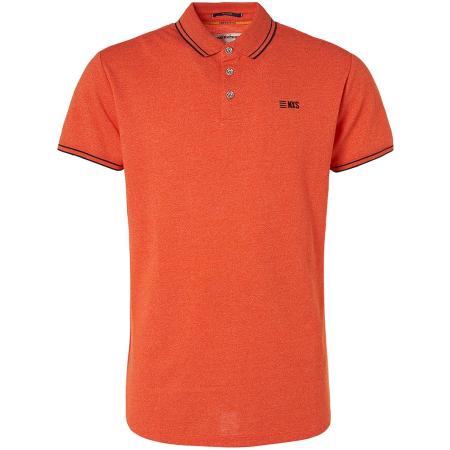 No Excess Polo Garment Dye Oranje