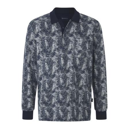 BABISTA Poloshirt lange mouw grijs, Motief