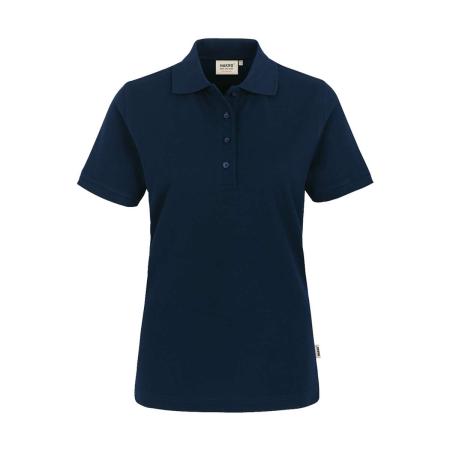 HAKRO 218 Dames Poloshirt nachtblauw, Effen
