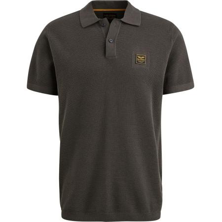 PME Legend Poloshirt Knitted Beluga Groen