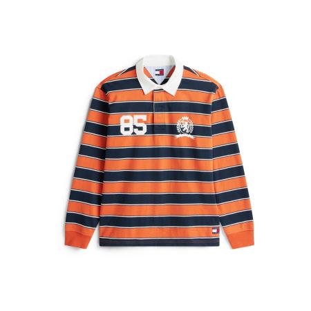Tommy Jeans Tommy Jeans Shirt navy / oranje / wit