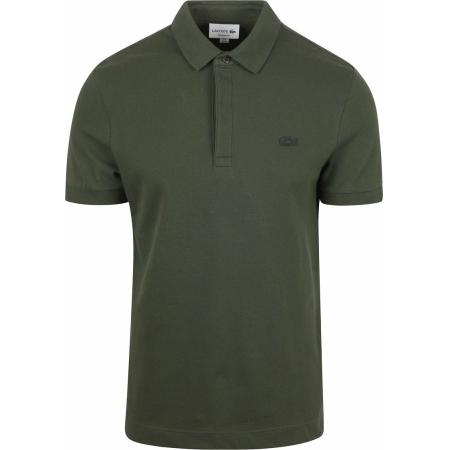Lacoste Poloshirt Paris Piqué Donkergroen