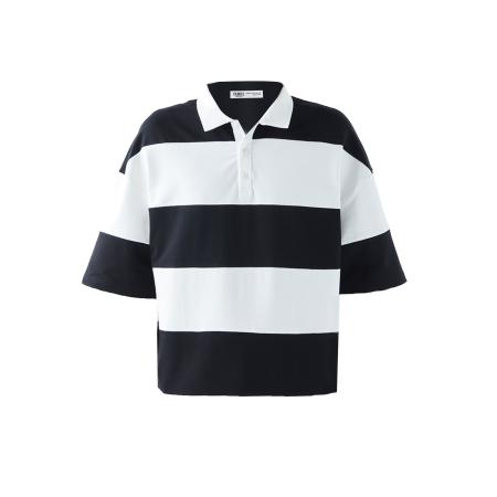 VAMOS CLO VAMOS CLO Shirt zwart / wit