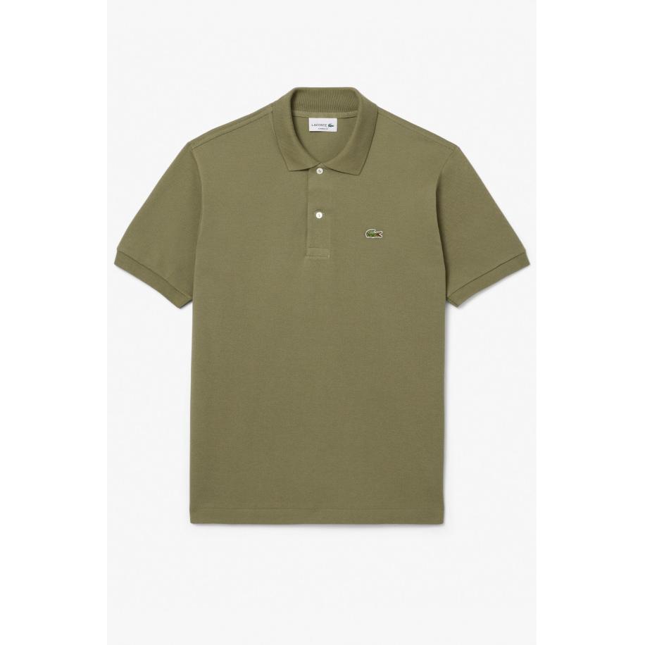 Lacoste Polo shirt Korte mouw kaki Bruin