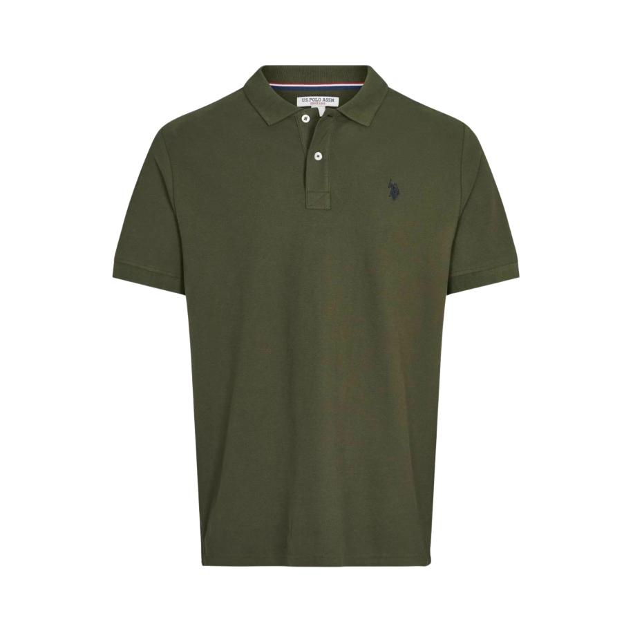 U.S. Polo Assn. U.S. POLO ASSN. Shirt Alfred donkerblauw / donkergroen -