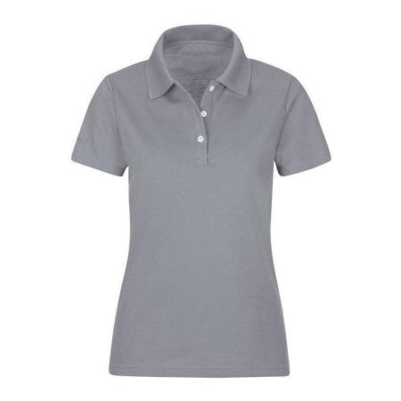 TRIGEMA Dames Poloshirt grijs, Effen