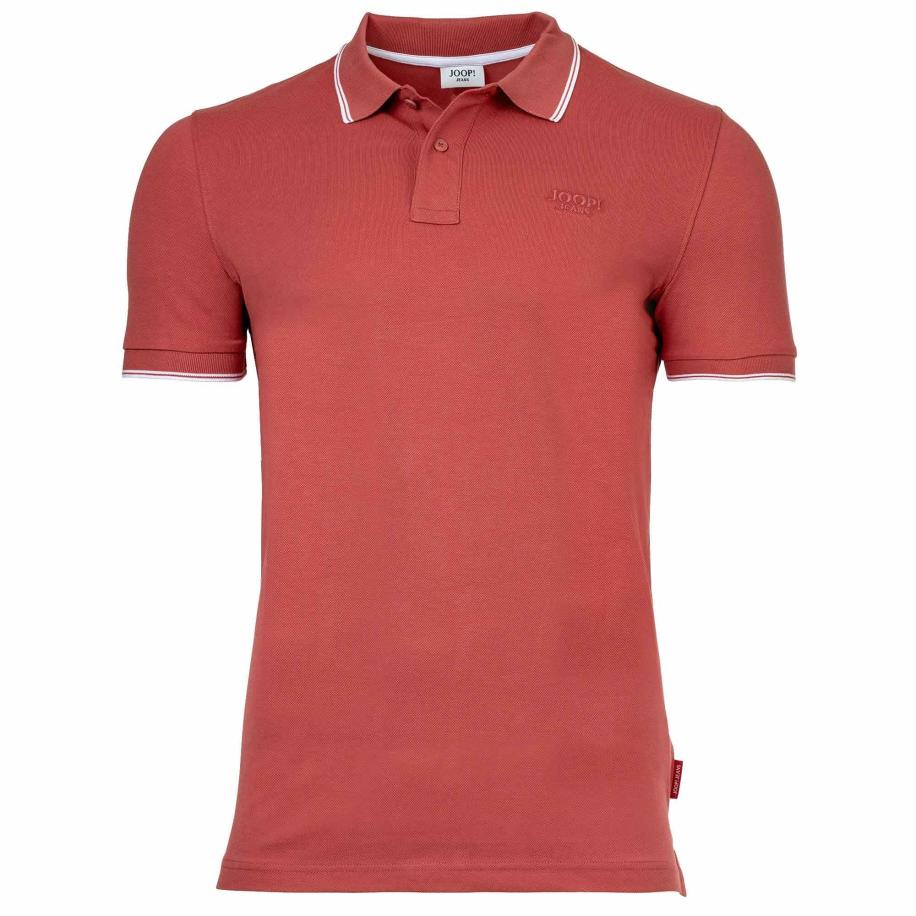JOOP! Jeans JOOP! Jeans Shirt Agnello cranberry / wit -