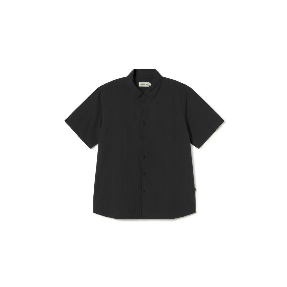 thinking mu Thinking MU Shirt TOM zwart -