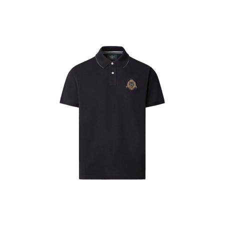 Hackett London Hackett London Shirt Heritage nachtblauw / geel / wit