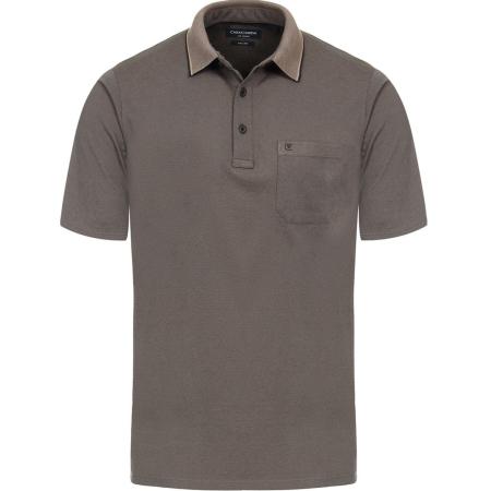 Casa Moda Polo Stretch Melange Taupe